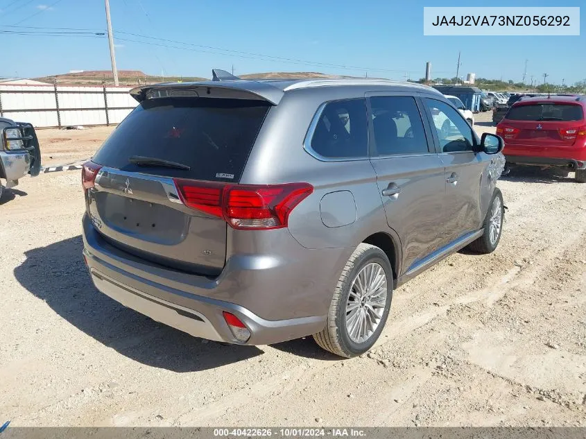 2022 Mitsubishi Outlander Phev Gt S-Awc/Le S-Awc/Sel S-Awc VIN: JA4J2VA73NZ056292 Lot: 40422626