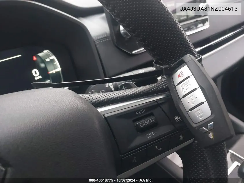 2022 Mitsubishi Outlander Se/Black Edition VIN: JA4J3UA81NZ004613 Lot: 40518775