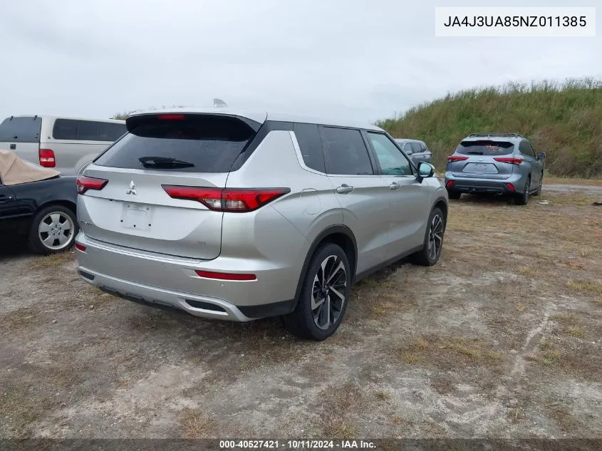 2022 Mitsubishi Outlander Black Edition 2Wd/Se 2.5 2Wd/Se Launch Edition 2Wd VIN: JA4J3UA85NZ011385 Lot: 40527421