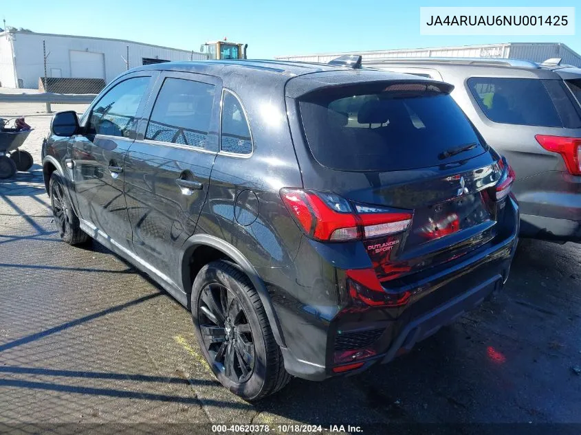 2022 Mitsubishi Outlander Sport 2.0 Be /2.0 Es /2.0 Le /2.0 Se /2.0 Se Special Edition VIN: JA4ARUAU6NU001425 Lot: 40620378