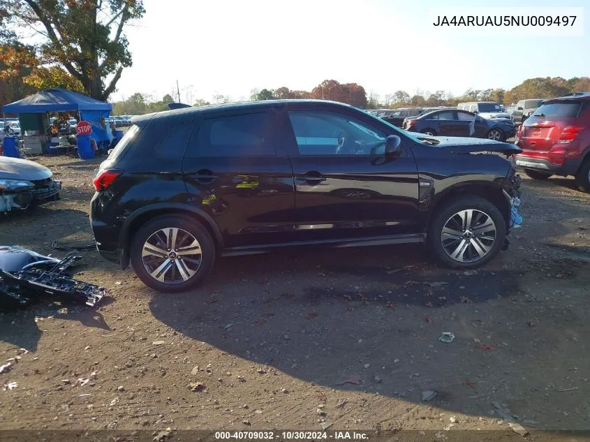 2022 Mitsubishi Outlander Sport 2.0 Es VIN: JA4ARUAU5NU009497 Lot: 40709032