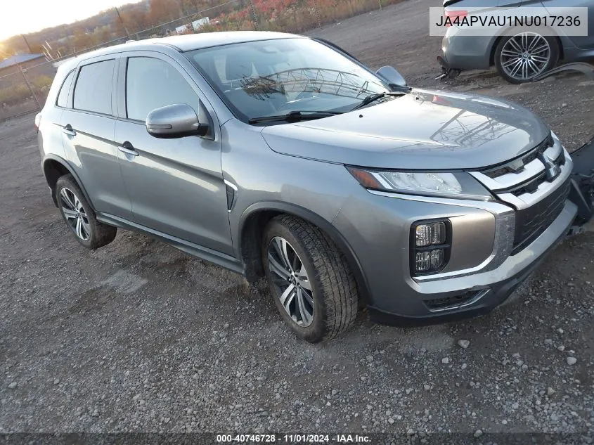 2022 Mitsubishi Outlander Sport 2.0 Se 2Wd/2.0 Se Special Edition 2Wd VIN: JA4APVAU1NU017236 Lot: 40746728