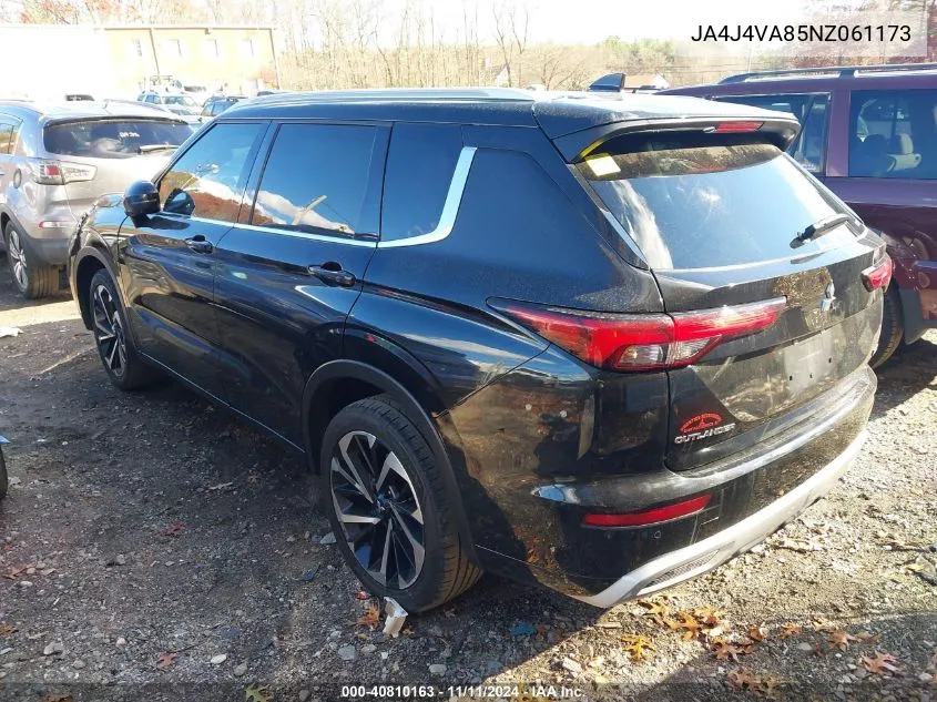 2022 Mitsubishi Outlander Sel Special Edition VIN: JA4J4VA85NZ061173 Lot: 40810163