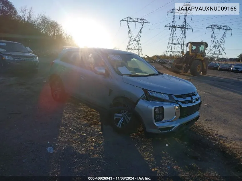 2022 Mitsubishi Outlander Sport 2.0 Se 2Wd VIN: JA4APVAUXNU009166 Lot: 40826943