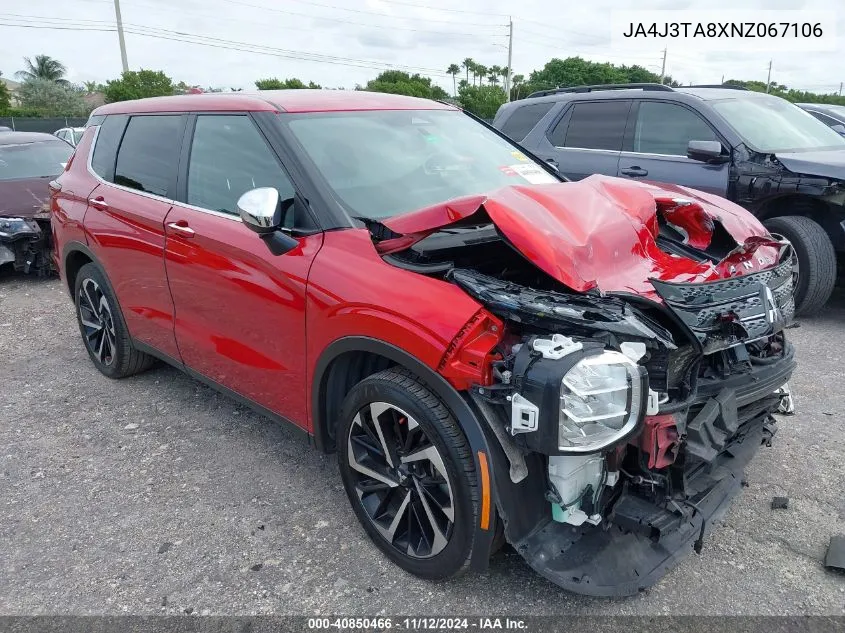 2022 Mitsubishi Outlander Es 2.5 2Wd VIN: JA4J3TA8XNZ067106 Lot: 40850466