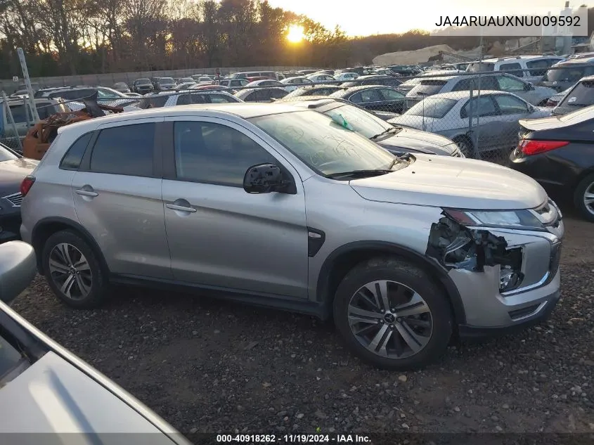 2022 Mitsubishi Outlander Sport 2.0 Es VIN: JA4ARUAUXNU009592 Lot: 40918262