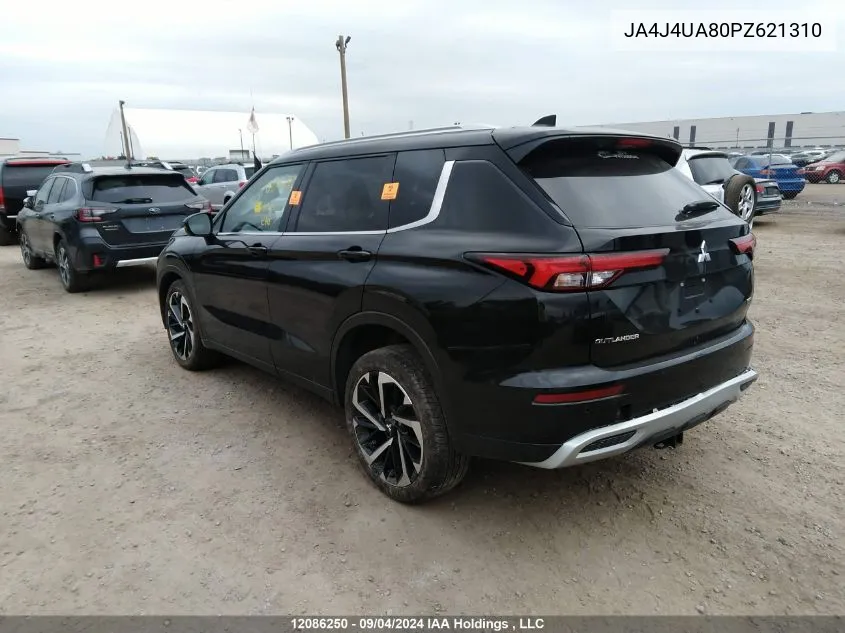 2023 Mitsubishi Outlander Se/Se Black Edition/Se Technology/Se Special VIN: JA4J4UA80PZ621310 Lot: 12086250