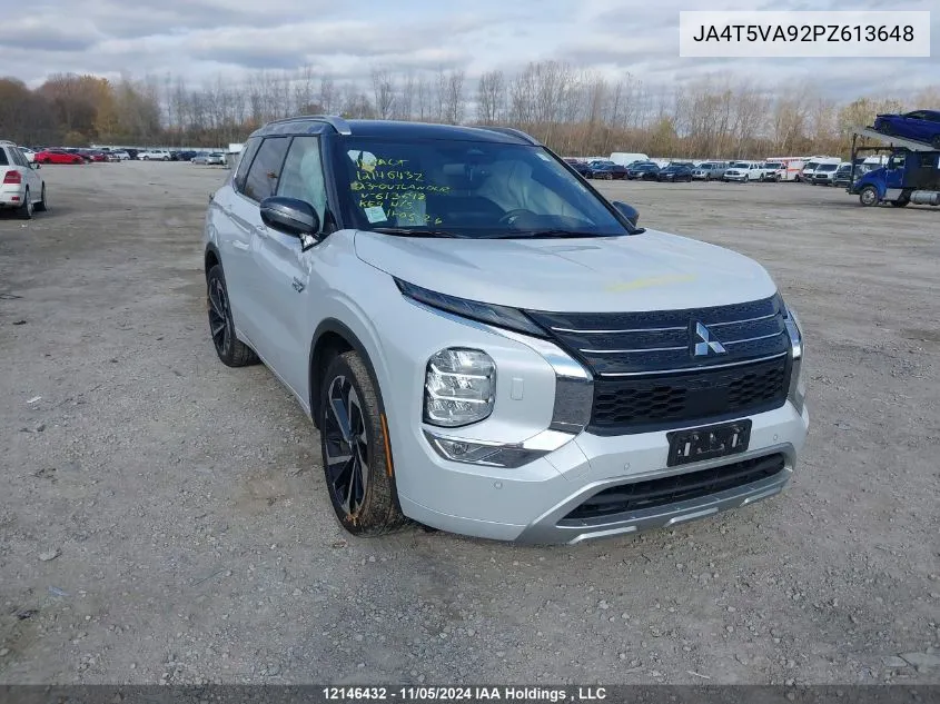 2023 Mitsubishi Outlander Phev VIN: JA4T5VA92PZ613648 Lot: 12146432