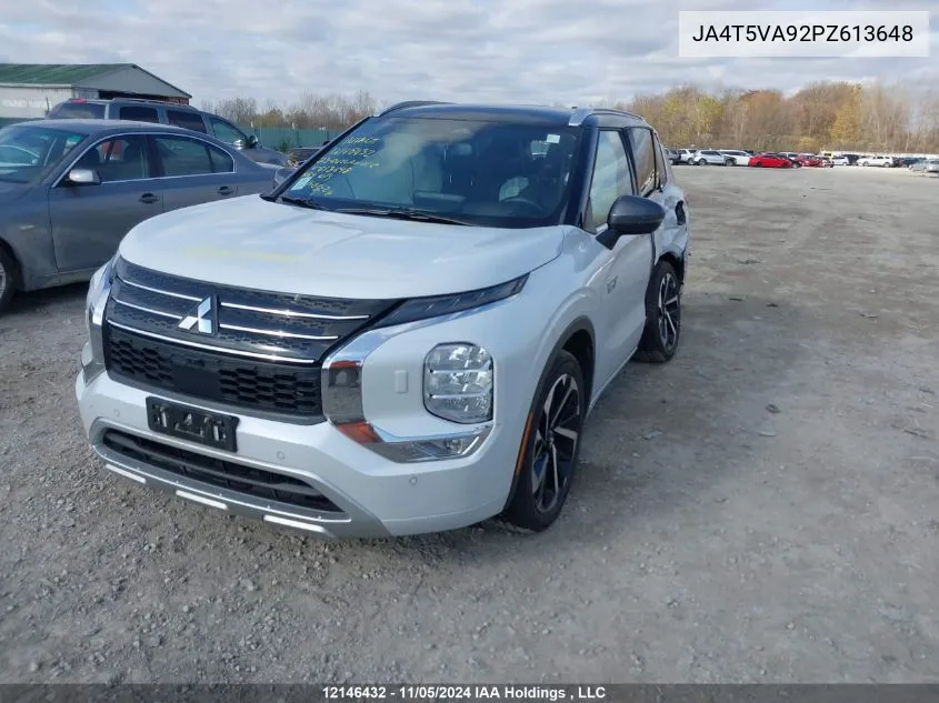 2023 Mitsubishi Outlander Phev VIN: JA4T5VA92PZ613648 Lot: 12146432