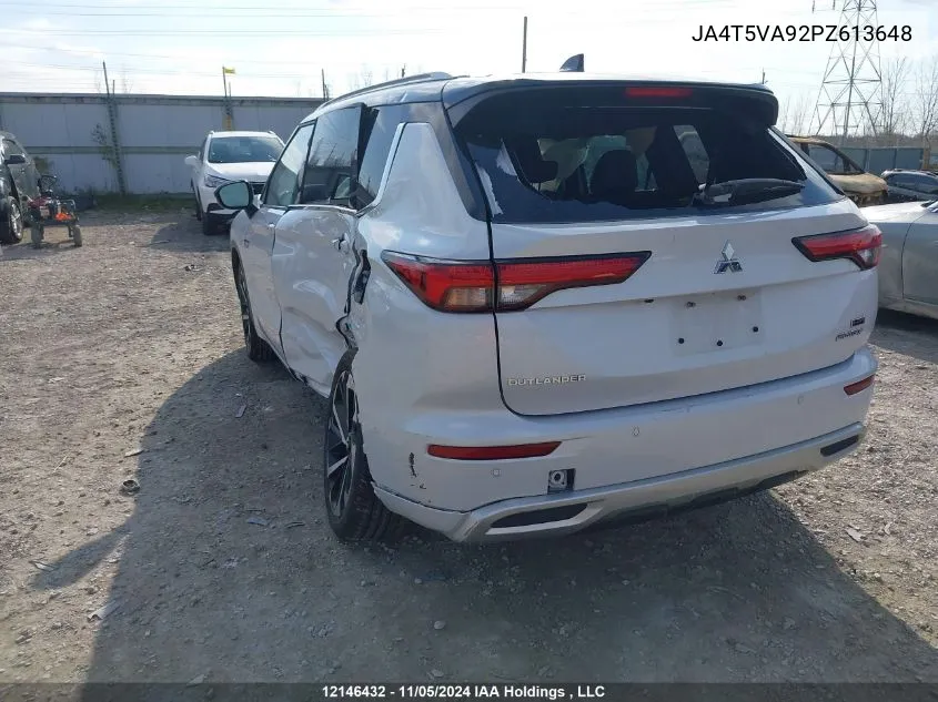 2023 Mitsubishi Outlander Phev VIN: JA4T5VA92PZ613648 Lot: 12146432