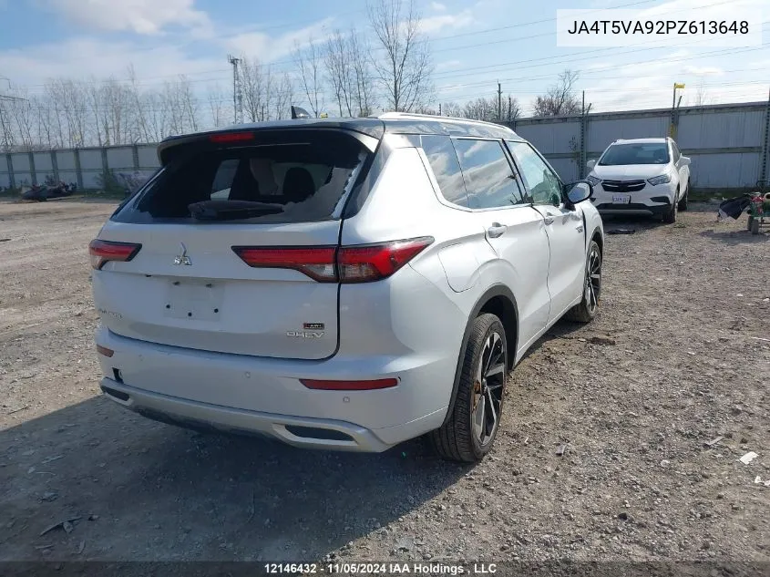 2023 Mitsubishi Outlander Phev VIN: JA4T5VA92PZ613648 Lot: 12146432