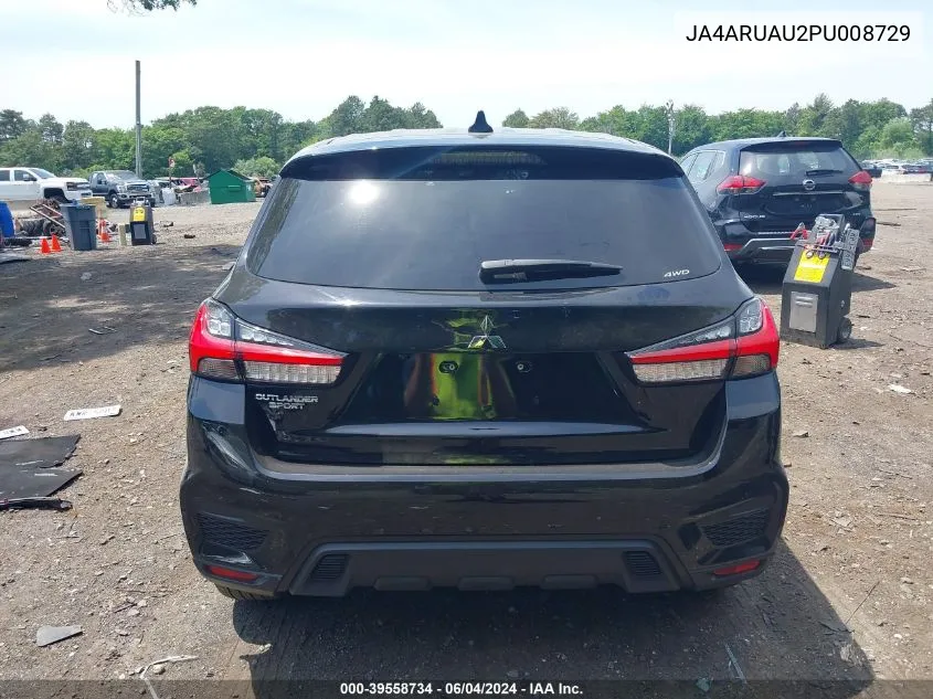 JA4ARUAU2PU008729 2023 Mitsubishi Outlander Sport 2.0 Es Awc/2.0 Le Awc/2.0 Ralliart Awc/2.0 S Awc/2.0 Se Awc