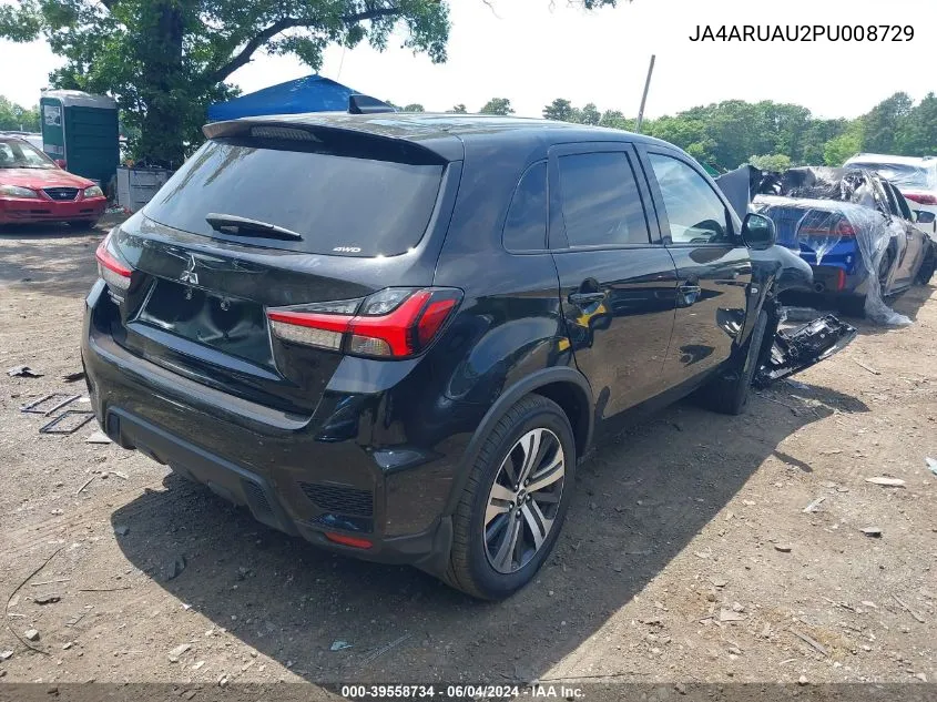 2023 Mitsubishi Outlander Sport 2.0 Es Awc/2.0 Le Awc/2.0 Ralliart Awc/2.0 S Awc/2.0 Se Awc VIN: JA4ARUAU2PU008729 Lot: 39558734