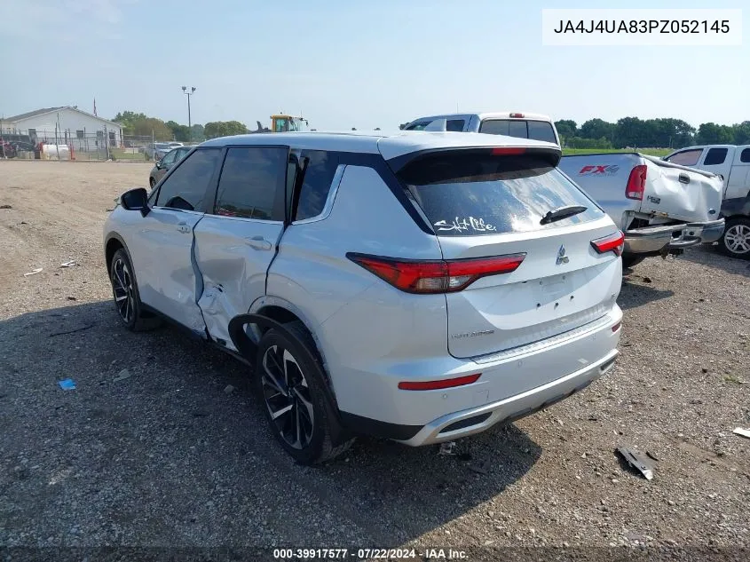 2023 Mitsubishi Outlander Se 2.5 S-Awc VIN: JA4J4UA83PZ052145 Lot: 39917577