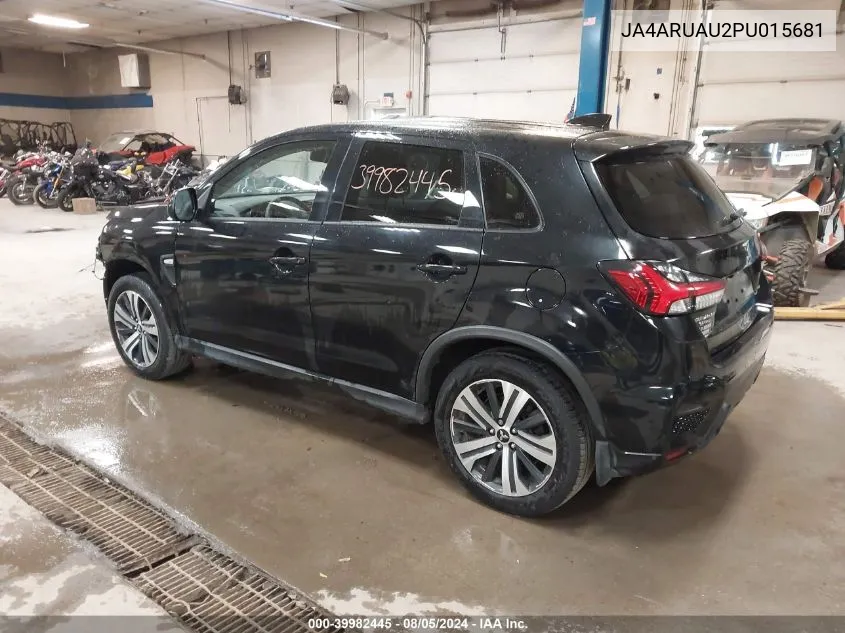 2023 Mitsubishi Outlander Sport 2.0 Es Awc VIN: JA4ARUAU2PU015681 Lot: 39982445