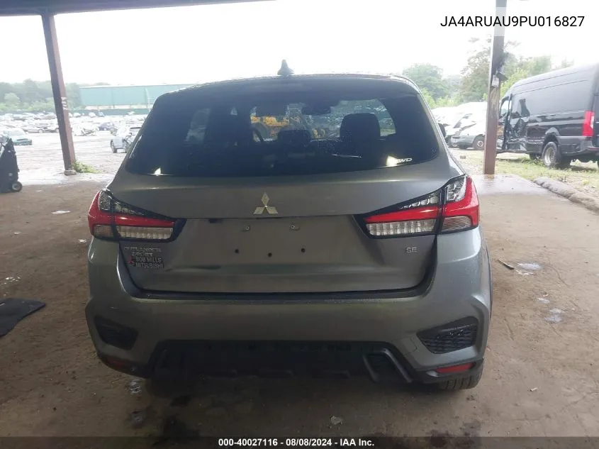 2023 Mitsubishi Outlander Sport 2.0 Se Awc VIN: JA4ARUAU9PU016827 Lot: 40027116