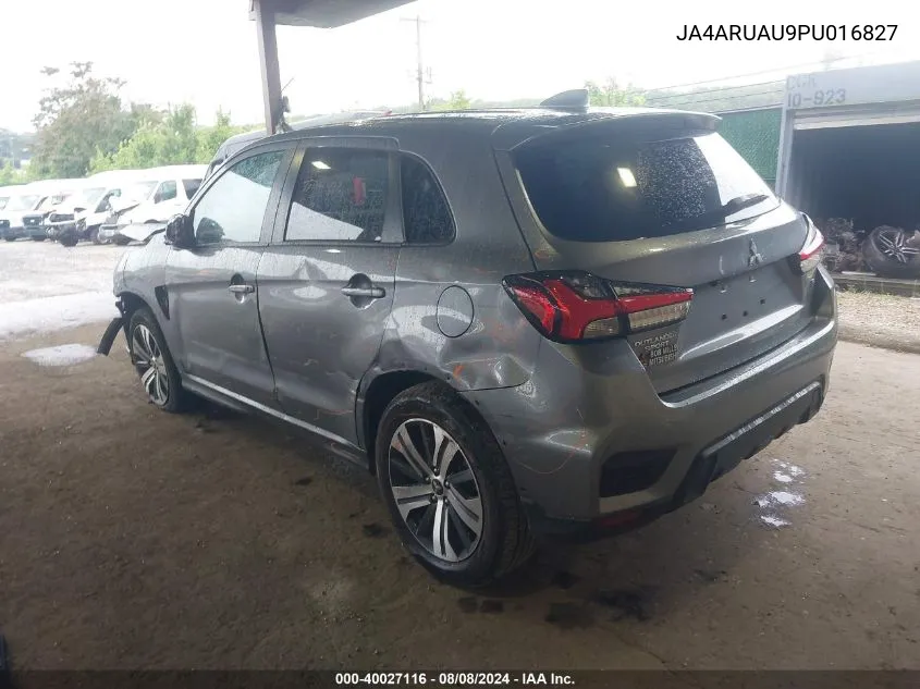 2023 Mitsubishi Outlander Sport 2.0 Se Awc VIN: JA4ARUAU9PU016827 Lot: 40027116