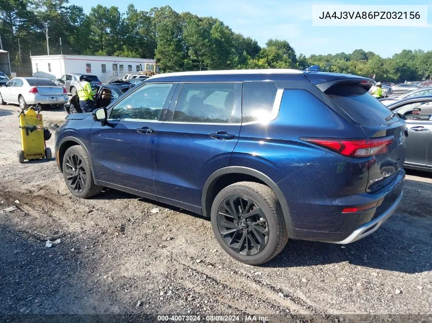 2023 Mitsubishi Outlander Sel 2.5 2Wd VIN: JA4J3VA86PZ032156 Lot: 40073024