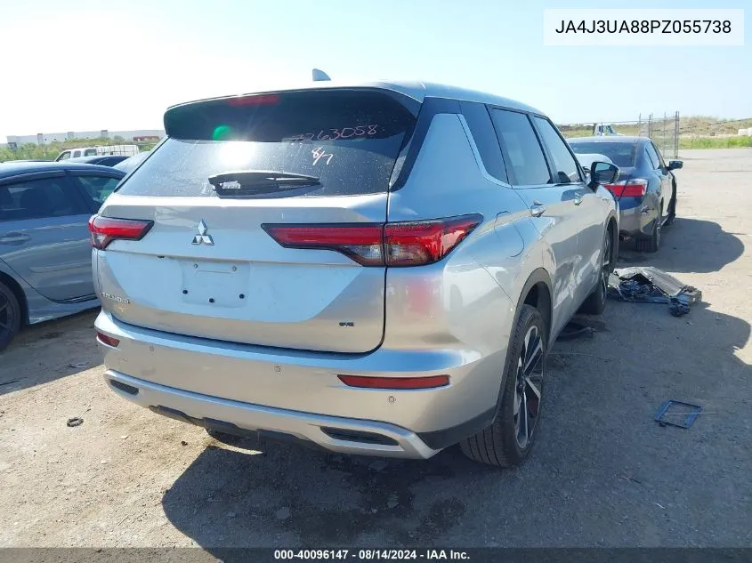 JA4J3UA88PZ055738 2023 Mitsubishi Outlander Se 2.5 2Wd