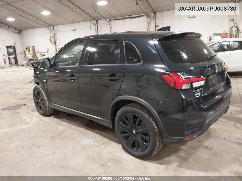 2023 Mitsubishi Outlander Sport 2.0 Es Awc/2.0 Le Awc/2.0 Ralliart Awc/2.0 S Awc/2.0 Se Awc VIN: JA4ARUAU9PU008730 Lot: 40108206