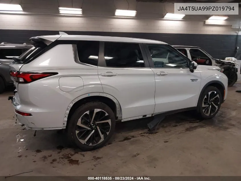 2023 Mitsubishi Outlander Phev Se S-Awc VIN: JA4T5UA99PZ019794 Lot: 40118535