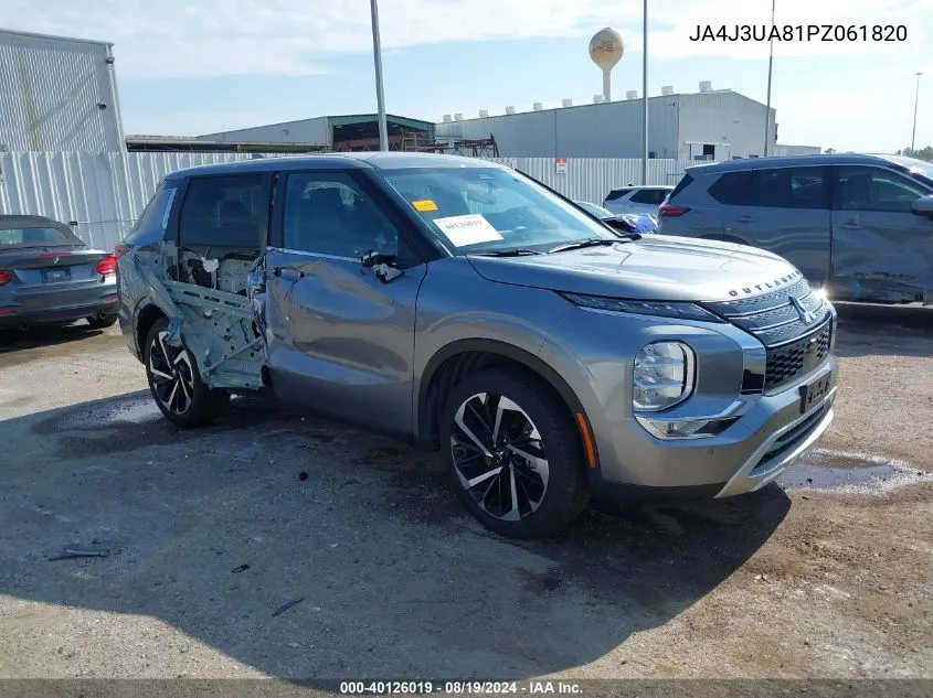 2023 Mitsubishi Outlander Se 2.5 2Wd/Se Black Edition 2Wd/Se Special Edition 2Wd VIN: JA4J3UA81PZ061820 Lot: 40126019