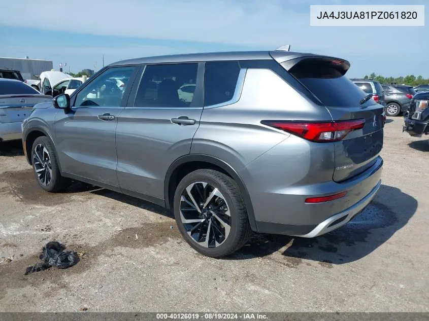 2023 Mitsubishi Outlander Se 2.5 2Wd/Se Black Edition 2Wd/Se Special Edition 2Wd VIN: JA4J3UA81PZ061820 Lot: 40126019