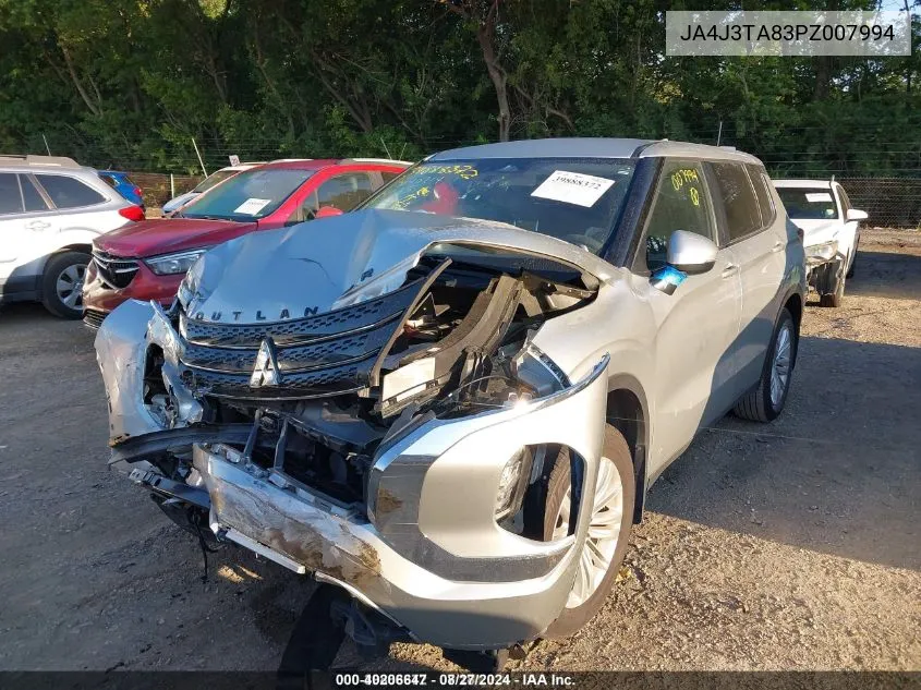 2023 Mitsubishi Outlander Es 2.5 2Wd VIN: JA4J3TA83PZ007994 Lot: 40206647