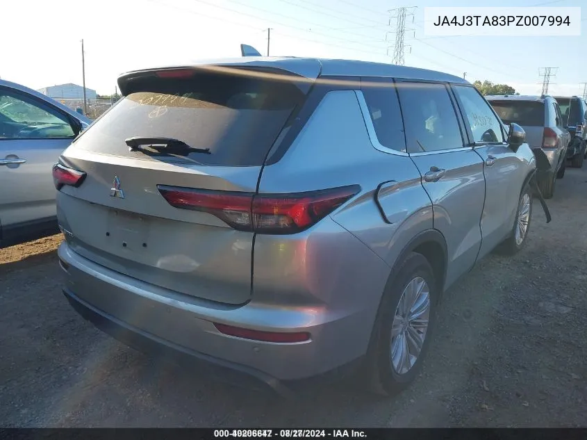 2023 Mitsubishi Outlander Es 2.5 2Wd VIN: JA4J3TA83PZ007994 Lot: 40206647