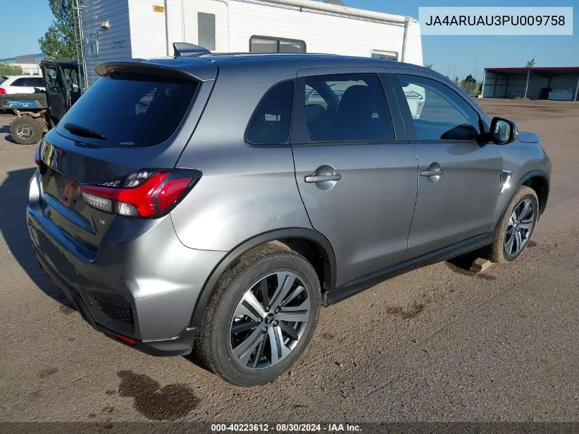 2023 Mitsubishi Outlander Sport 2.0 Se Awc VIN: JA4ARUAU3PU009758 Lot: 40223612