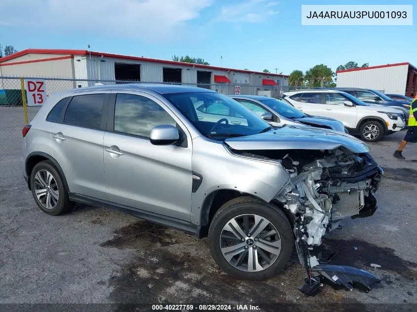 2023 Mitsubishi Outlander Sport 2.0 Es Awc VIN: JA4ARUAU3PU001093 Lot: 40227759