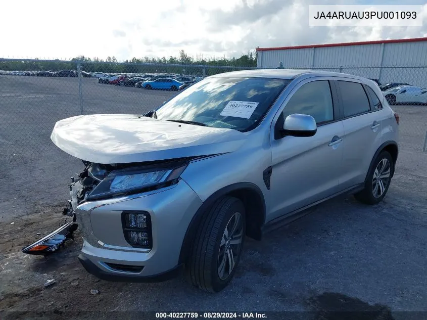 2023 Mitsubishi Outlander Sport 2.0 Es Awc VIN: JA4ARUAU3PU001093 Lot: 40227759