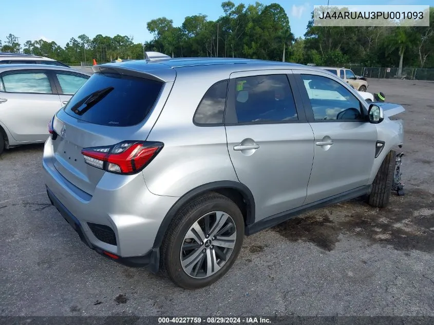 2023 Mitsubishi Outlander Sport 2.0 Es Awc VIN: JA4ARUAU3PU001093 Lot: 40227759