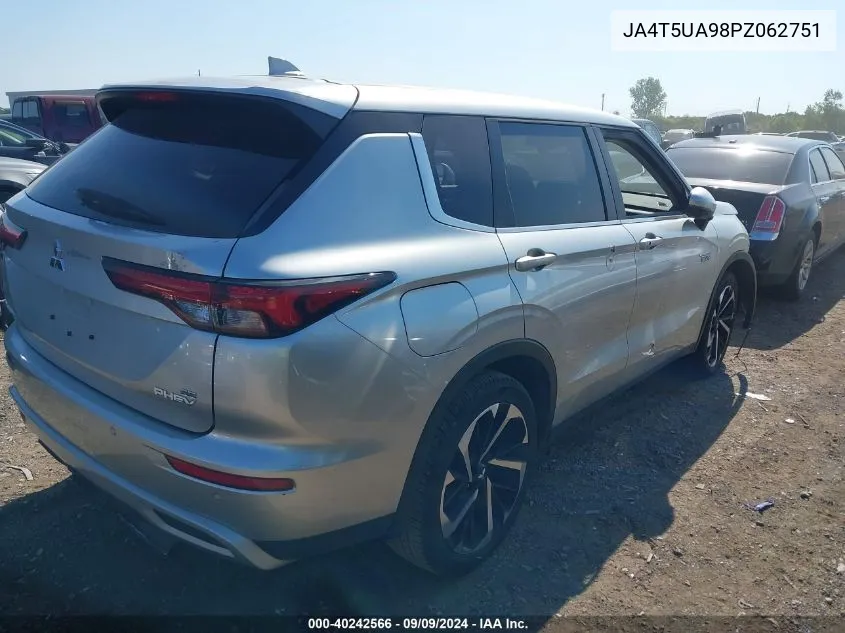 2023 Mitsubishi Outlander Phev Ralliart S-Awc/Se S-Awc VIN: JA4T5UA98PZ062751 Lot: 40242566