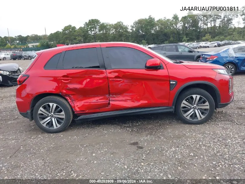 2023 Mitsubishi Outlander Sport S/Se/Es/Le/Ralliart/Rugged VIN: JA4ARUAU7PU001811 Lot: 40253909