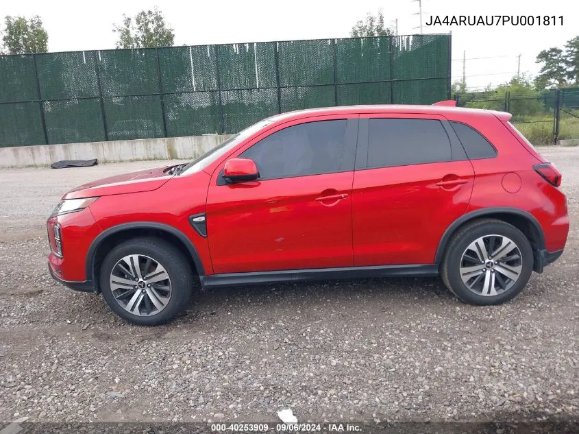 2023 Mitsubishi Outlander Sport S/Se/Es/Le/Ralliart/Rugged VIN: JA4ARUAU7PU001811 Lot: 40253909