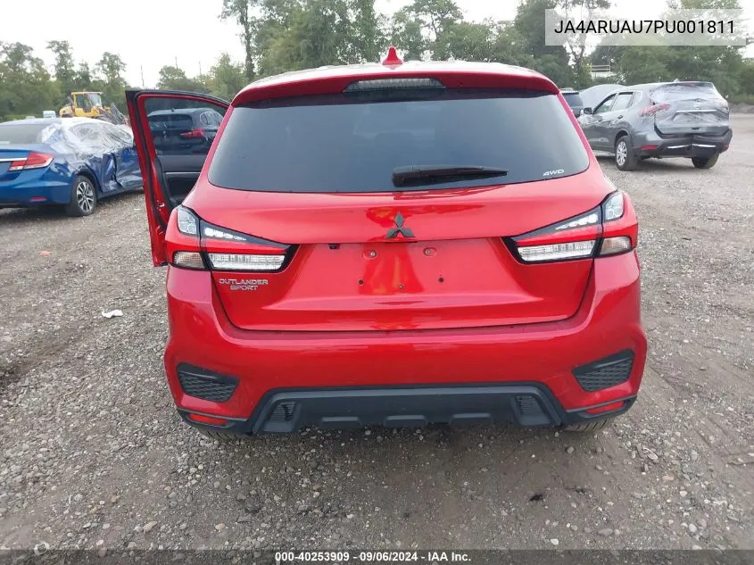 2023 Mitsubishi Outlander Sport S/Se/Es/Le/Ralliart/Rugged VIN: JA4ARUAU7PU001811 Lot: 40253909