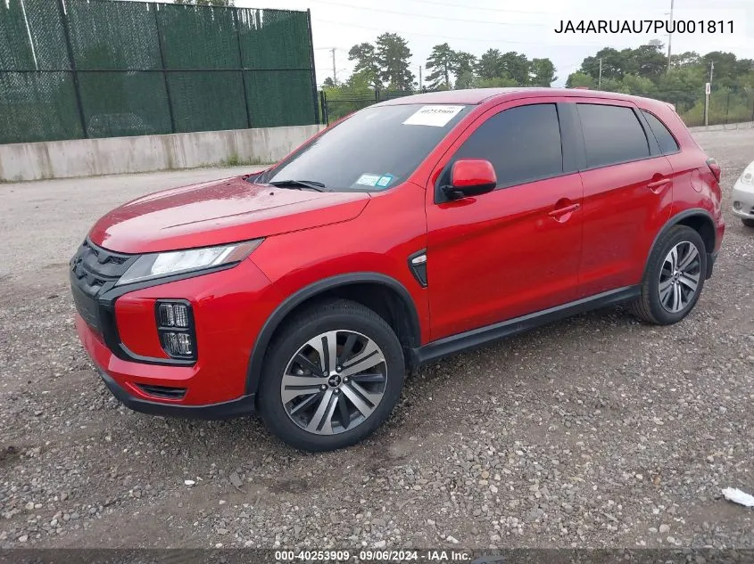 2023 Mitsubishi Outlander Sport S/Se/Es/Le/Ralliart/Rugged VIN: JA4ARUAU7PU001811 Lot: 40253909