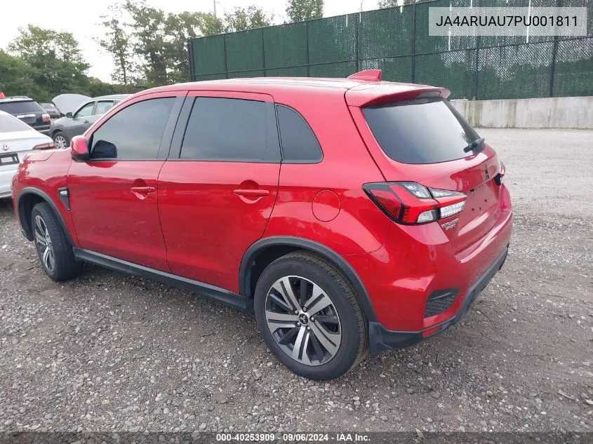 2023 Mitsubishi Outlander Sport S/Se/Es/Le/Ralliart/Rugged VIN: JA4ARUAU7PU001811 Lot: 40253909