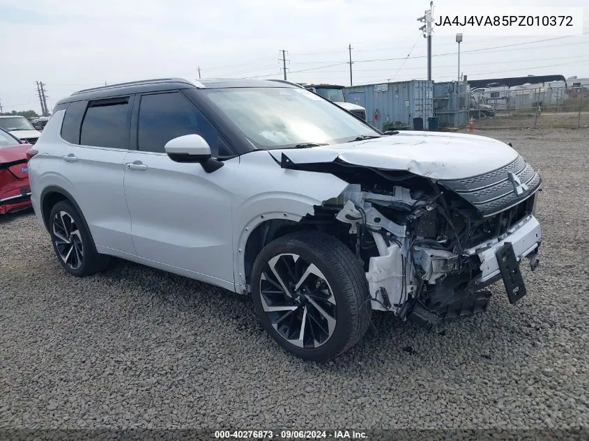 2023 Mitsubishi Outlander Sel 2.5 S-Awc/Sel 40Th Anniversary S-Awc/Sel Black Edition S-Awc VIN: JA4J4VA85PZ010372 Lot: 40276873