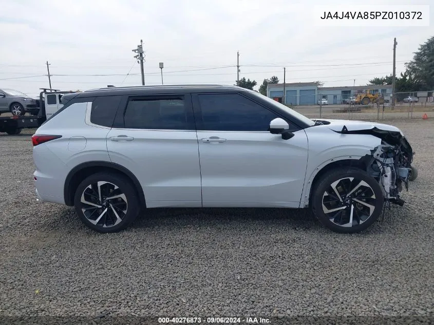 2023 Mitsubishi Outlander Sel 2.5 S-Awc/Sel 40Th Anniversary S-Awc/Sel Black Edition S-Awc VIN: JA4J4VA85PZ010372 Lot: 40276873