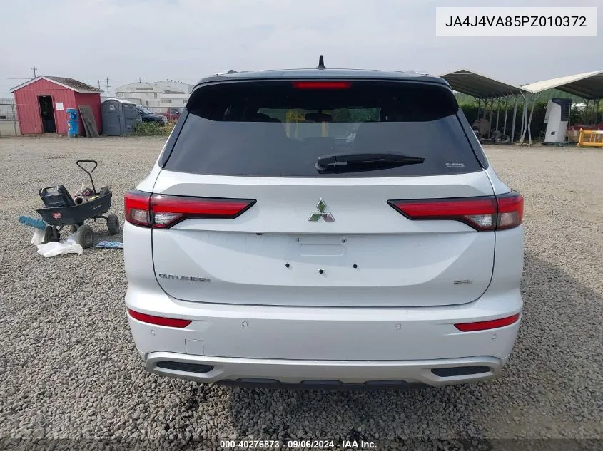 2023 Mitsubishi Outlander Sel 2.5 S-Awc/Sel 40Th Anniversary S-Awc/Sel Black Edition S-Awc VIN: JA4J4VA85PZ010372 Lot: 40276873