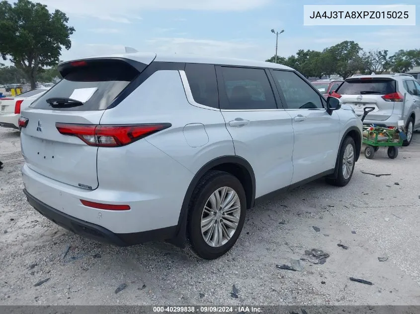 JA4J3TA8XPZ015025 2023 Mitsubishi Outlander Es 2.5 2Wd