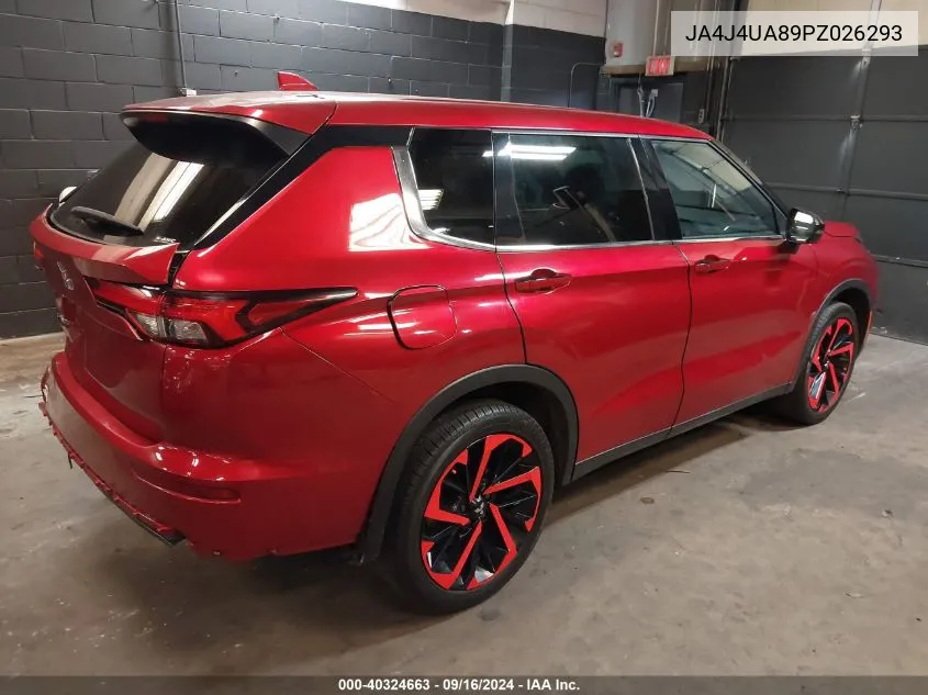 2023 Mitsubishi Outlander Se Black Edition S-Awc VIN: JA4J4UA89PZ026293 Lot: 40324663