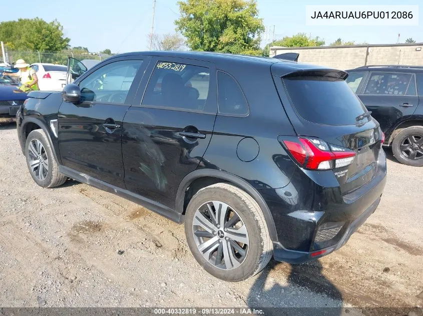 2023 Mitsubishi Outlander Sport 2.0 Se Awc VIN: JA4ARUAU6PU012086 Lot: 40332819