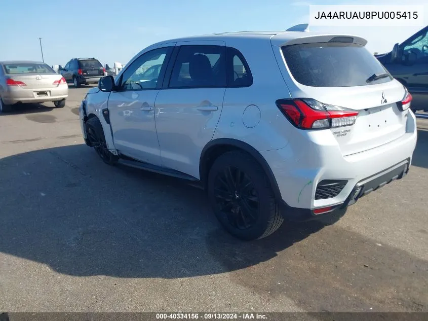 JA4ARUAU8PU005415 2023 Mitsubishi Outlander Sport S/Se/Es/Le/Ralliart/Rugge