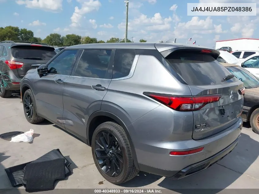 JA4J4UA85PZ048386 2023 Mitsubishi Outlander Se Black Edition S-Awc