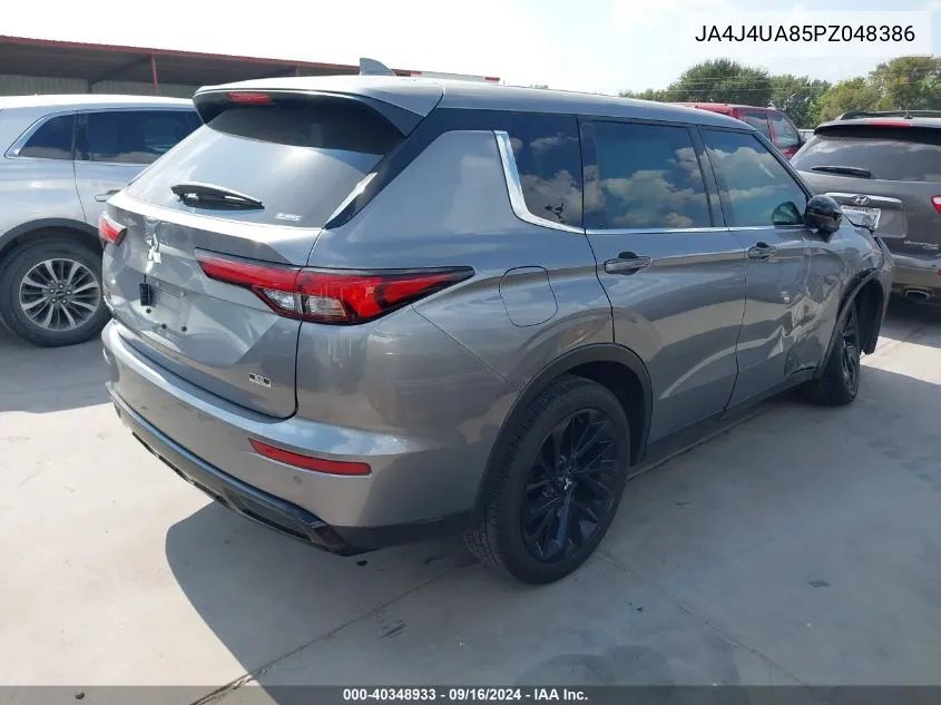 2023 Mitsubishi Outlander Se Black Edition S-Awc VIN: JA4J4UA85PZ048386 Lot: 40348933