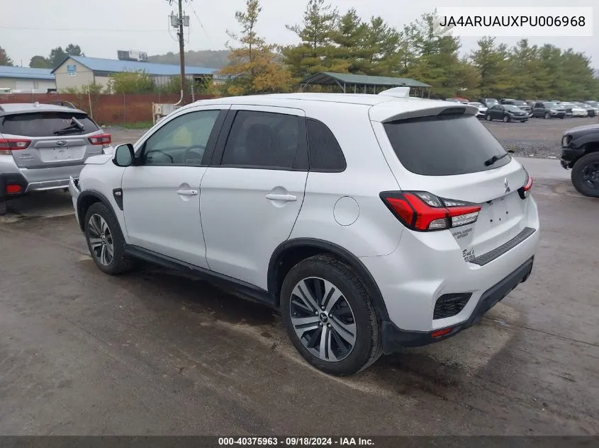 2023 Mitsubishi Outlander Sport S/Se/Es/Le/Ralliart/Rugge VIN: JA4ARUAUXPU006968 Lot: 40375963