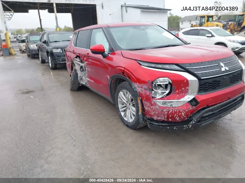 2023 Mitsubishi Outlander Es 2.5 2Wd VIN: JA4J3TA84PZ004389 Lot: 40425426